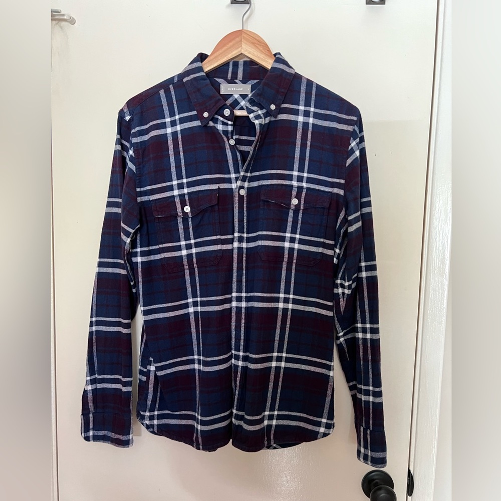 Men’s flannel. Size medium. Everlane.